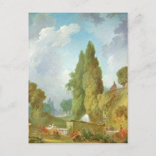 Der blinde Mann Postkarte