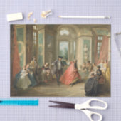 Der blinde Mann von Nicolas Lancret Seidenpapier (Handwerk)
