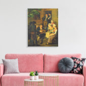 Der Blinde Sänger, 1828 Leinwanddruck (Insitu (Wohnzimmer))