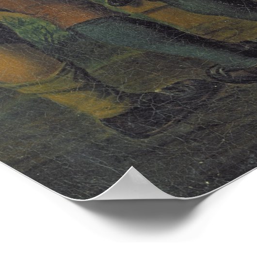 Der Blinde Sänger, 1828 Poster (Ecke)