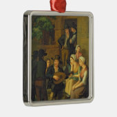 Der blinde Sänger, 1828 Silbernes Ornament (Rechts)