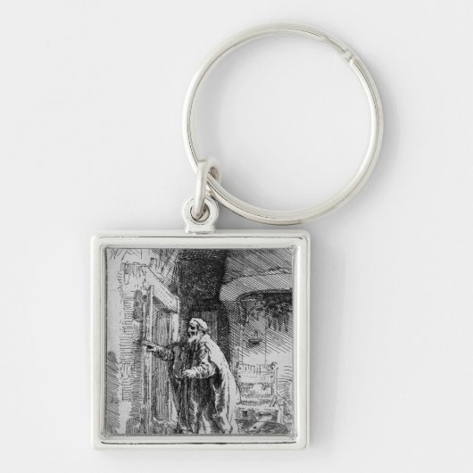 Der blinde Tobit, 1651 Schlüsselanhänger (Vorne)