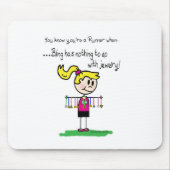 Der Bling des Läufers Mousepad (Vorne)