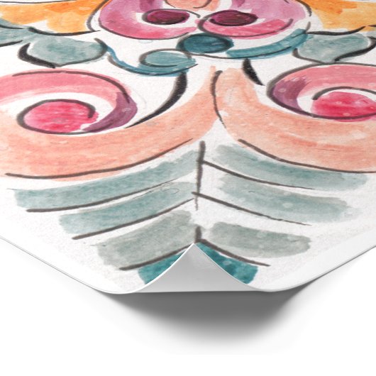 Der Bliss der Natur Poster (Ecke)