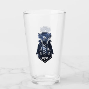 Der Blitz des Hammerglases Glas