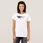 Der Blitz-Greifer-Dinosaurier-Shirt der Frauen T-Shirt (Vorne ganz)