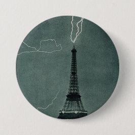 Der Blitz trifft auf den Eiffelturm Button