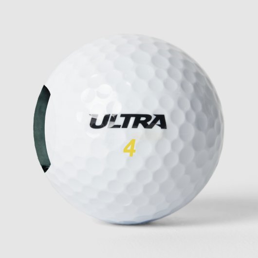 Der Blitz trifft auf den Eiffelturm Golfball (Logo)