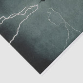 Der Blitz trifft auf den Eiffelturm Seidenpapier (Ausschnitt)