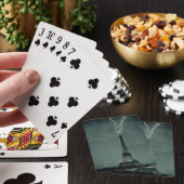 Der Blitz trifft auf den Eiffelturm Spielkarten (In Situ)