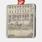 Der Block des Pecks Ornament Aus Metall (Links)