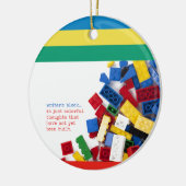 Der Block-Lösung des kreativen Verfassers Keramikornament (Links)