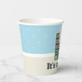 Der "Blocks Paper Cup" des zukünftigen Chemisten Pappbecher (Vorderseite)