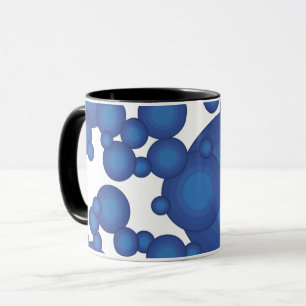 Der Blue 70er-Jahre-Stilkreis Tasse