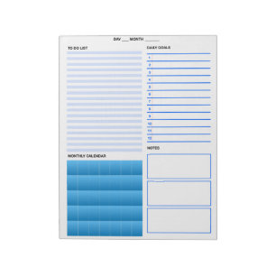 Der Blue Incredalist To Do List Notepad Notizblock