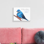 Der Bluebird für Glück Leinwanddruck (Insitu (Wohnzimmer))