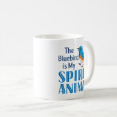 Der Bluebird ist mein Geisttier Kaffeetasse (VorderseiteRechts)