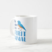 Der Bluebird ist mein Geisttier Kaffeetasse (Vorderseite Links)