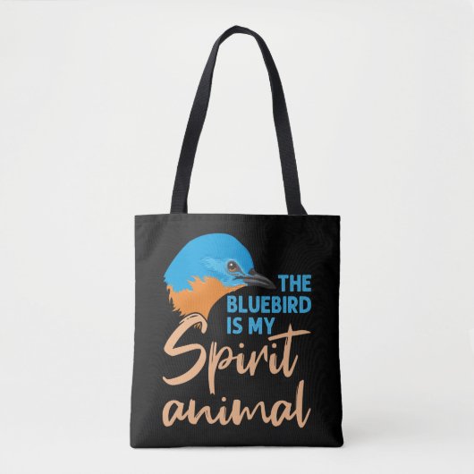 Der Bluebird ist mein Geisttier Tasche (Vorderseite)
