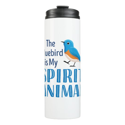 Der Bluebird ist mein Geisttier Thermosbecher (Vorderseite)