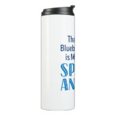 Der Bluebird ist mein Geisttier Thermosbecher (Nach links gedreht)