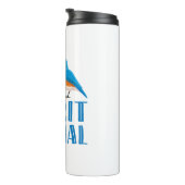Der Bluebird ist mein Geisttier Thermosbecher (Nach rechts gedreht)