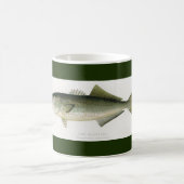 Der Bluefish-Fischer-Streifenbecher Kaffeetasse (Mittel)