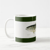 Der Bluefish-Fischer-Streifenbecher Kaffeetasse (Links)