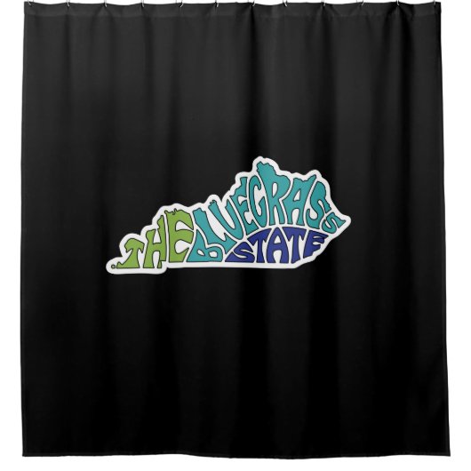 Der Bluegrass-Staat - Kentucky Duschvorhang (Vorderseite)