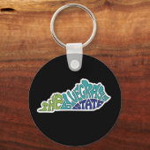 Der Bluegrass-Staat - Kentucky Schlüsselanhänger (Vorderseite)
