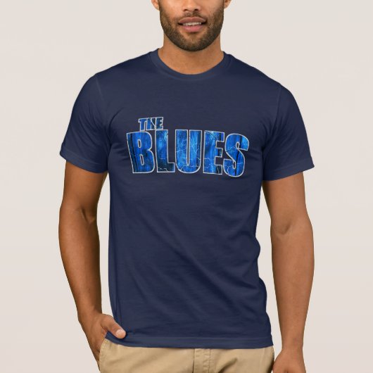 Der Blues-T - Shirt (sehen Sie bitte Beschreibung) (Vorderseite)