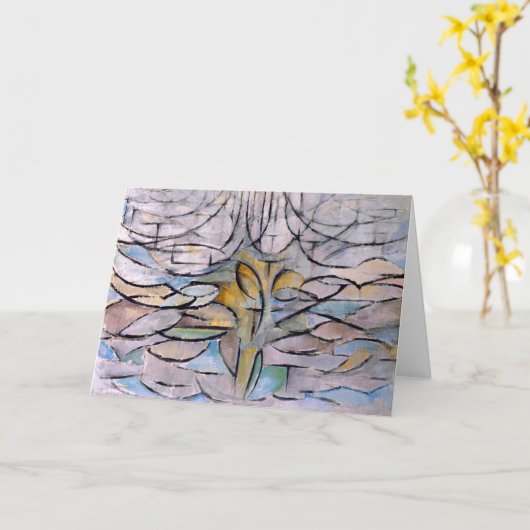 Der blühende Apfelbaum - Piet Mondrian - Karte (Gelbe Blume)
