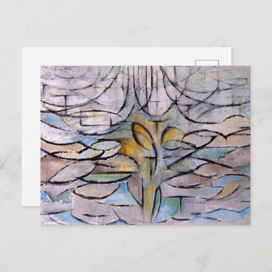 Der blühende Apfelbaum - Piet Mondrian - Postkarte (Vorne/Hinten)