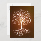 Der blühende Baum Postkarte (Vorne/Hinten)