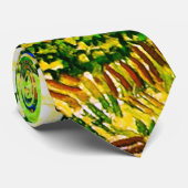 Der blühende Garten mit dem Weg nach Van Gogh Krawatte (Gerollt)