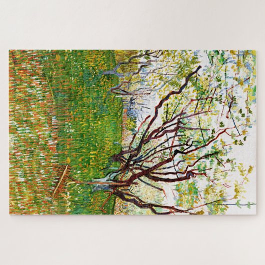 Der blühende Obstgarten (1888) Vincent Van Gogh Puzzle (Horizontal)