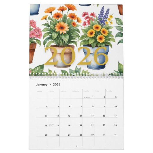 Der Blume-Kalender 2026 Kalender (Jan 2026)