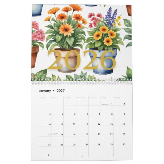 Der Blume-Kalender 2026 Kalender (Jan 2027)