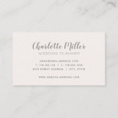 Der Blumen Frühling erröten Aquarell-Visitenkarte Visitenkarte (Rückseite)