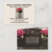 Der Blumen-Greifer Visitenkarte (Vorne/Hinten)