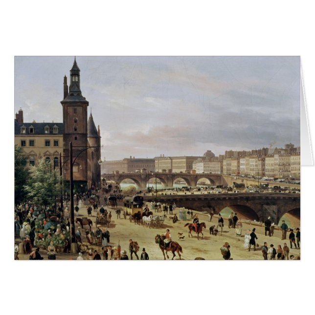 Der Blumen-Markt, 1832 (Vorderseite (Horizontal))