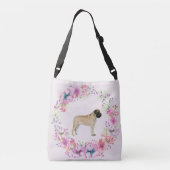 Der Blumen Mastiff kreuzen vorbei Tasche oder (Rückseite)