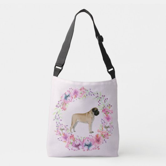 Der Blumen Mastiff kreuzen vorbei Tasche oder (Vorderseite)