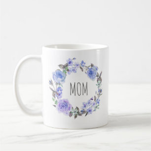 Der Blumen  Tag der Mutter des lila Kaffeetasse