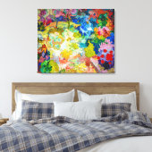 Der Blumengarten | Carl Lohse | Leinwanddruck (Insitu (Schlafzimmer))