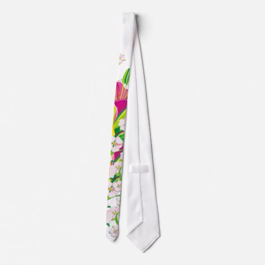 Der Blumengarten Krawatte (Rückseite)