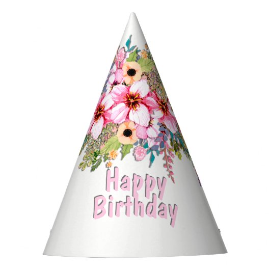 Der Blumengarten Partyhütchen (Vorderseite)