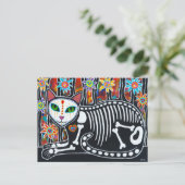 Der Blumengarten Postkarte (Stehend Vorderseite)