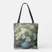Der Blumenstrauß der Gänseblümchen durch Tasche (Rückseite)