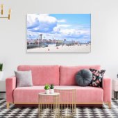 Der Boardwalk auf den Meereshöhen vor Sandy Leinwanddruck (Insitu (Wohnzimmer))